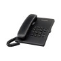 Panasonic KX-TS500PDB - telefon przewodowy - czarny