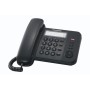 Panasonic KX-TS520PDB prosty telefon sznurowy - czarny